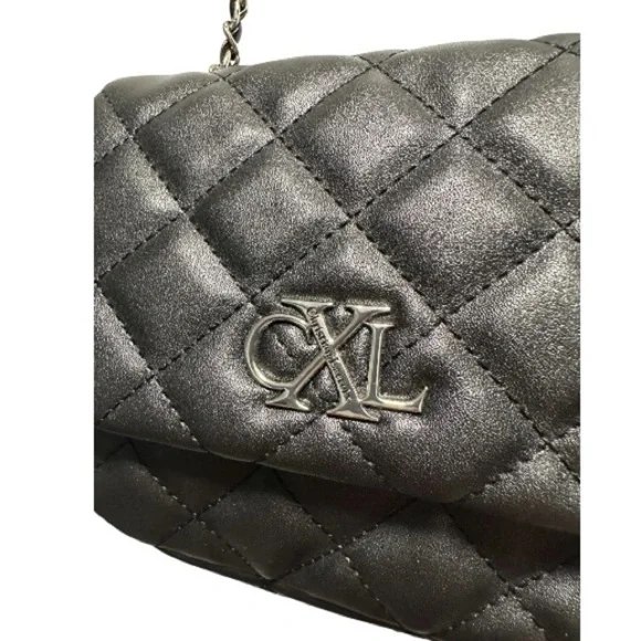 NWT Christian Lacroix Quilted Black Shoulder Bag